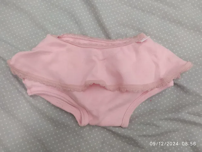 Calcinha rosa infantil 