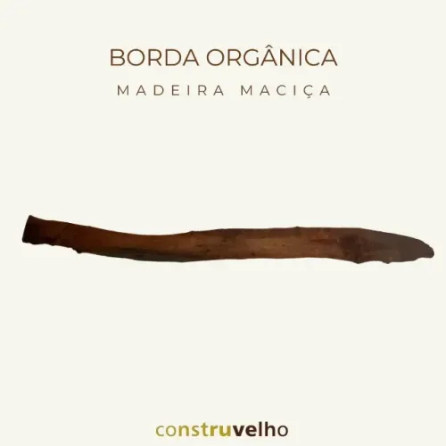 Prancha De Madeira Maciça Com Borda Orgânica