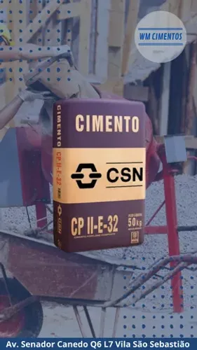 Cimento CPII csn