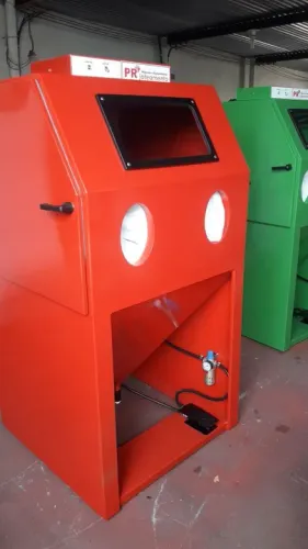 Gabinete de jateamento 