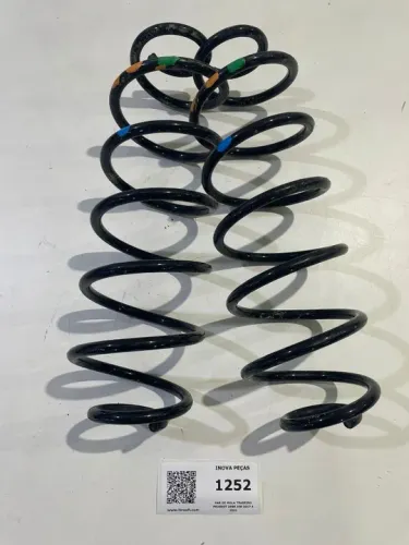 Par De Mola Traseiro Peugeot 2008 208 2017 a 2021