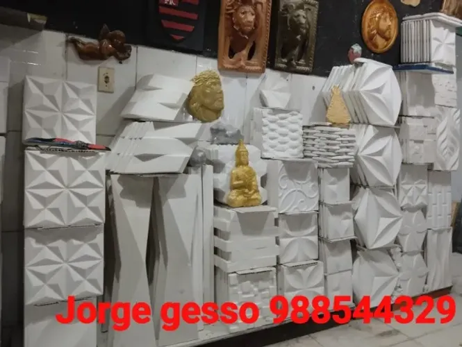 placas 3d. em gesso * *