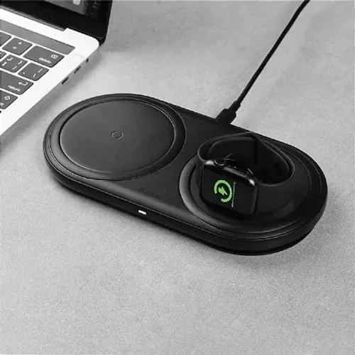 Base de carregamento wireless 2 em 1 Baseus