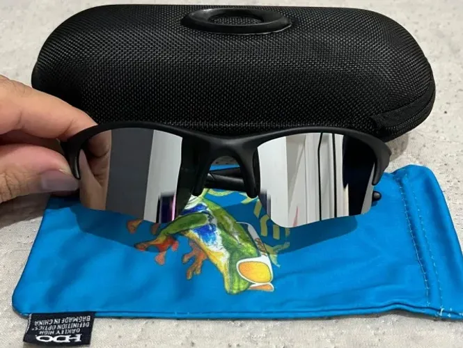 Óculos De Sol Oakley Half Jacket 1.0 Liquid Metal
