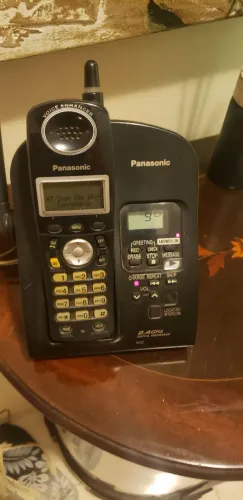 Telefone sem fio Panasonic,  com defeito ok