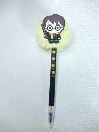 Caneta bic personalizada HP com Pompom