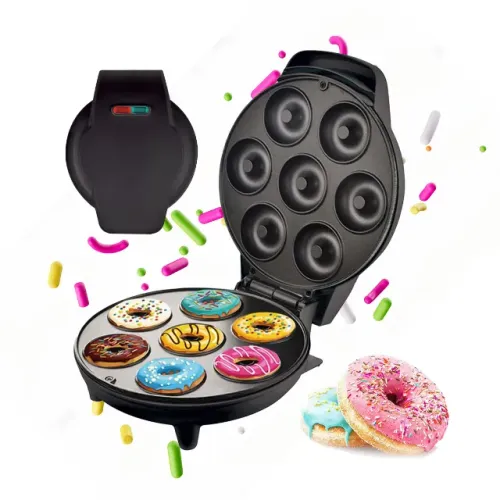 Máquina De Fazer Donuts Rosquinhas Teflon Antiaderente