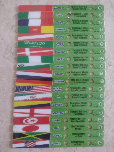 Palitos copa do mundo raridade 1998
