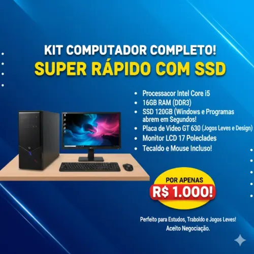 PC COMPLETO À VENDA!