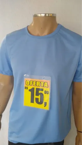 ACREDITE SE QUISER: camiseta de 30 reais, por apenas 15 reais CADA UNIDADE.