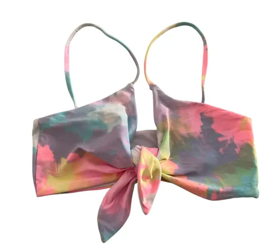 Top Biquíni Tie Dye Colorido