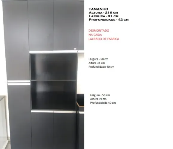 Paneleiro Duplo - Desmontado - Retirar Mirassol- Direto da Fabrica