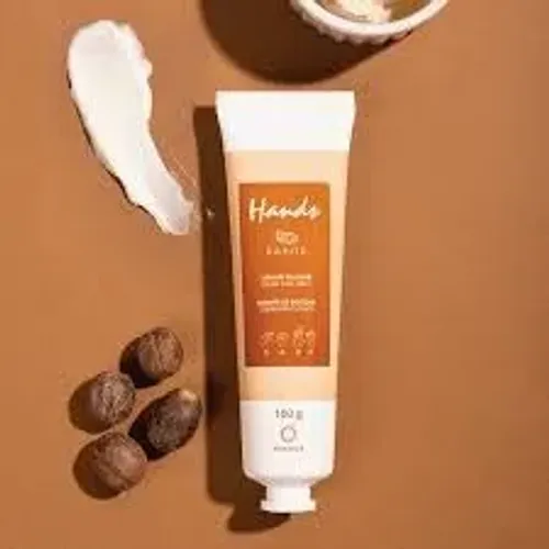 Luva de Silicone Hidratante Creme Para as Mãos 100g Karité