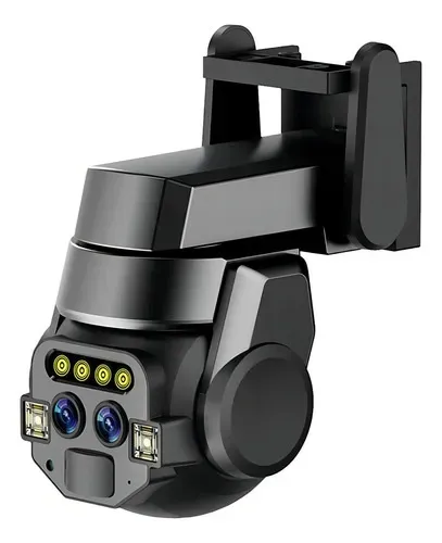 Câmera De Segurança Ip Ca210 Visão Noturna Cores Lente Dupla Cor Preta