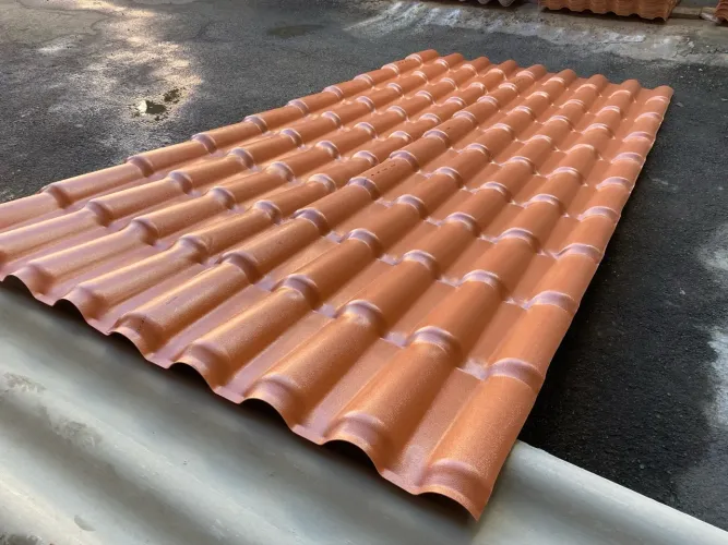 TELHA PVC 328x88 COLONIAL TERRACOTA FORTLEV