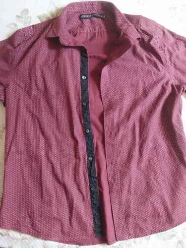 Camisa Social Vinho tamanho 4