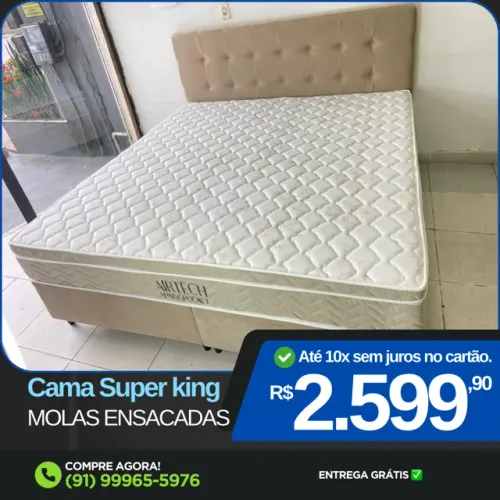 Cama Box Super king Ortobom - Entrega Grátis
