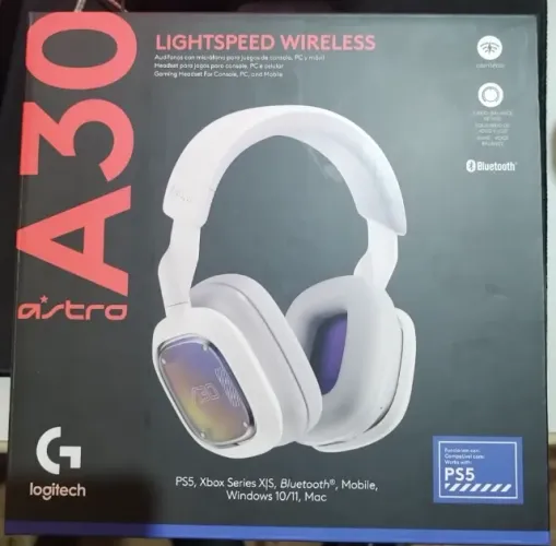 Headset Gamer A30 Sem Fio Novo Lacrado PC/PS5