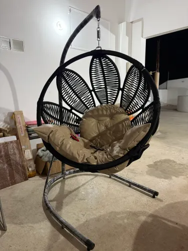 Balanço ninho em corda náutica 