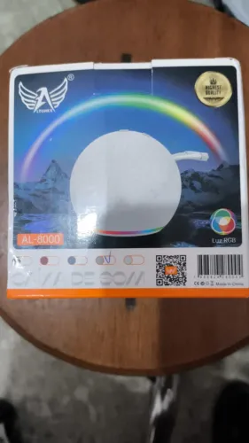 Caixa de Som Bluetooth 5W Com LED AL 8000