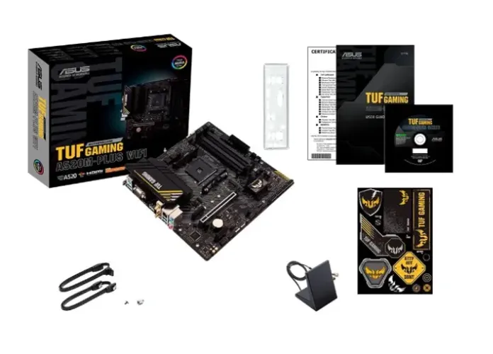 Placa mãe asus tuf gaming A520m-plus wifi aura sync