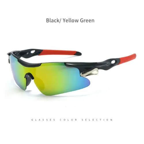 Óculos de Sol JSJM Vermelho para Corrida, Ciclismo - Proteção, Esportes e Lazer