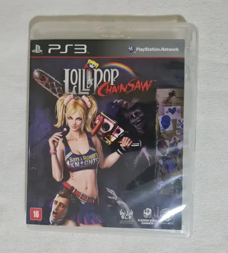 Jogo Lollipop Chainsaw para Playstation 3 (PS3) - Mídia Física Original completo.