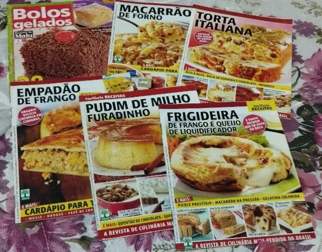6 revistas de culinaria Guia da Cozinha (Lote14)