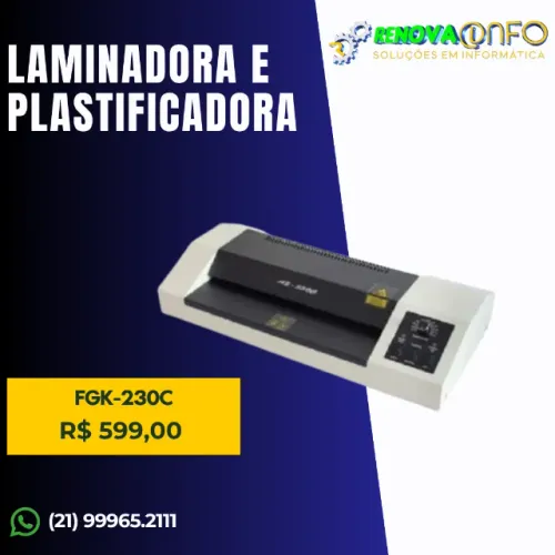 PLASTIFICADORA E LAMINADORA FGK-230C