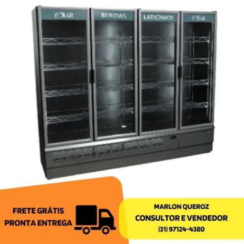 Refrigerador Auto Serviço Polar 4 Portas EVP230 220V