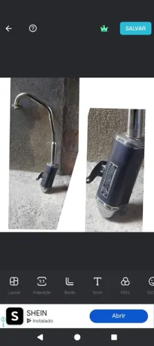 Escapamento  esportivo (fortuna) para moto 160<br><br>200,00