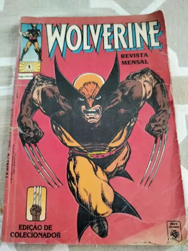 História quadrinhos - gibi - Wolverine número 01 e 02