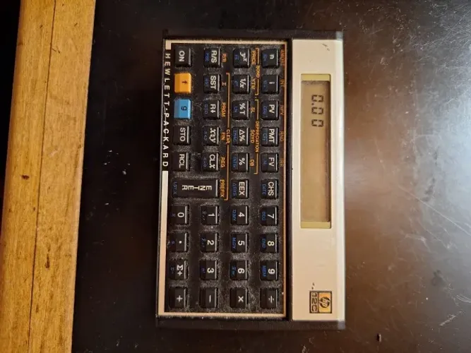 Calculadora financeira hp 12c Gold c 2 baterias novas