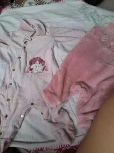 03 Macacão para bebê- Menina 