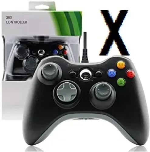 Controle Com Fio Xbox 360