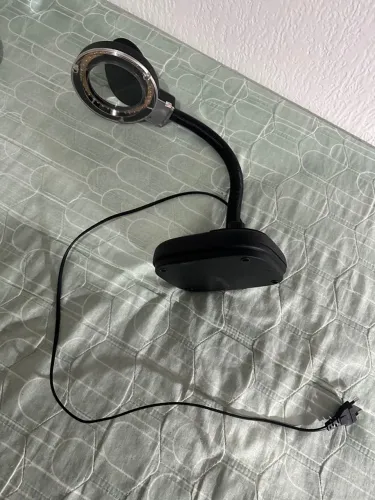 Abajur Lupa com Luz LED 