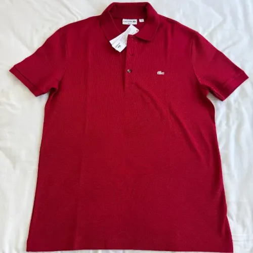 Polo Masculina Lacoste Vermelha Tamanho G
