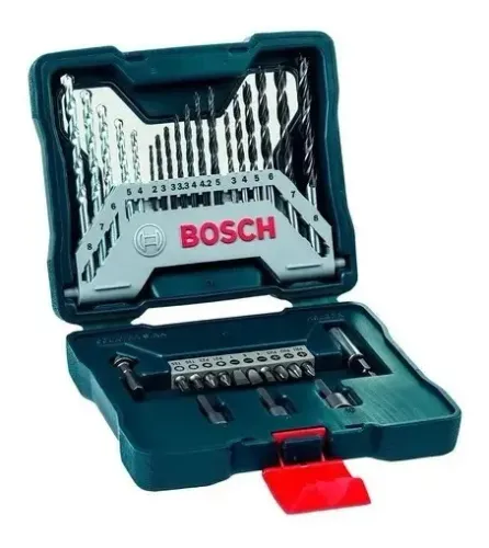 JOGO DE PONTAS E BROCAS X-LINE BOSCH C/ 33 PCS