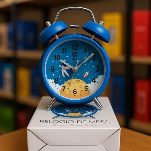 Relógio de mesa astronauta