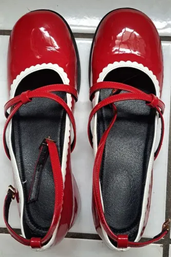 Sapato feminino estilo japonês