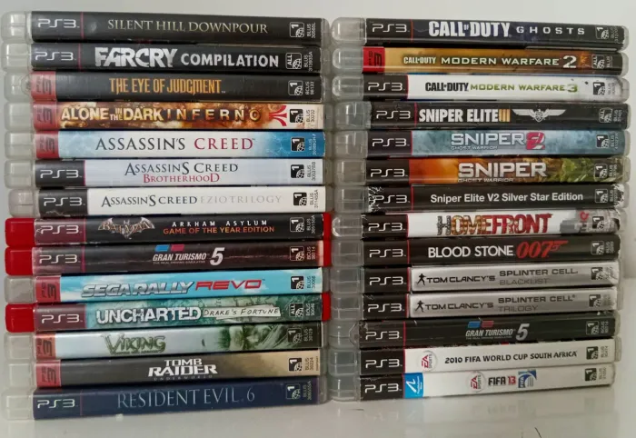Games originais de PS3 ( valores variados apartir de 30,00)