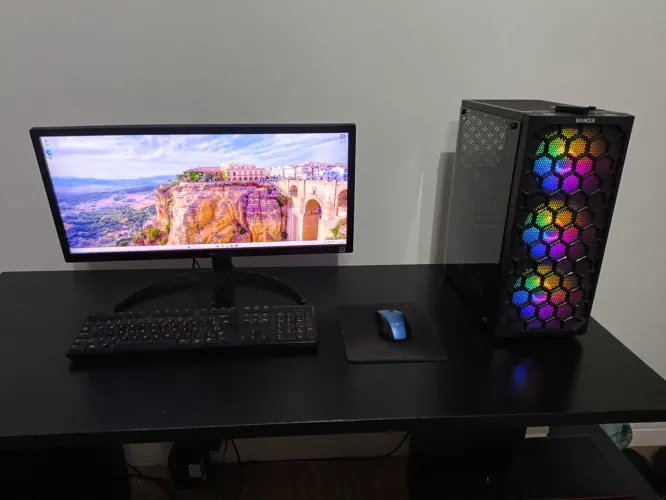 PC Gamer Completo + Monitor LG Full HD Ultrawide