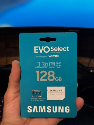 Cartao de Memoria Samsung EVO microSD 128GB