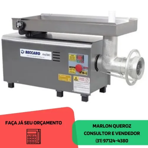 Moedor de Carne Boca 22 para Açougue Beccaro