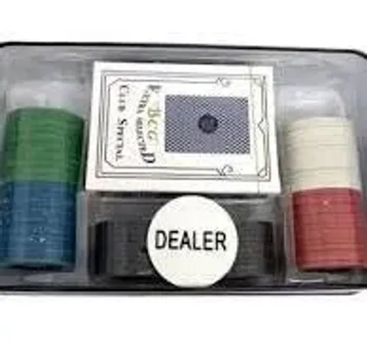 Kit Poker Baralho Cartas Cassino 80 Fichas