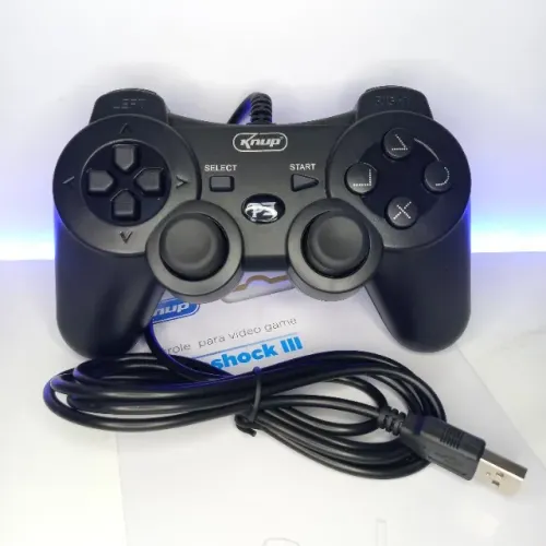 CONTROLE PS3 COM FIO USB  