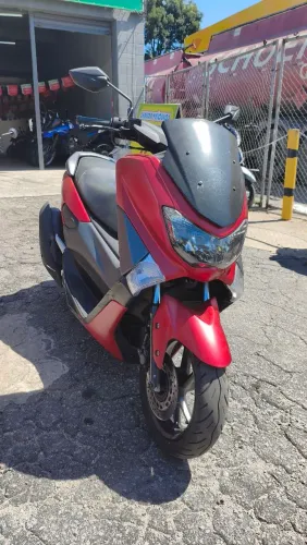 YAMAHA NMAX 160 vermelha 2018 Shalon veículos Cariacica