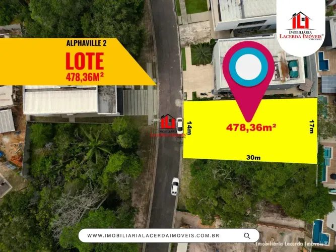 Lote Residencial no Alphaville II com 478,36m²