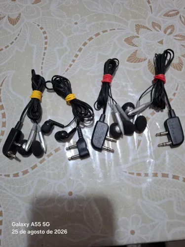 Fones de ouvido para rádio comunicador portátil 