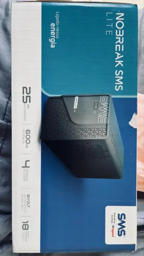 NOBREAK SMS LITE 600VA NOVO E LACRADO
